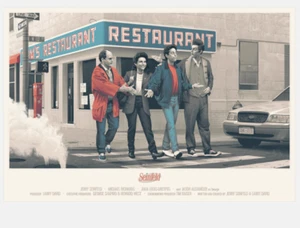 Seinfeld Resturant Sitcom David Henry Lantz Poster Giclee Print Art 24x36 Mondo - Picture 1 of 1