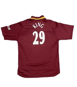 2005 Game Worn Admiral Authentic West Indies Reon King ODI Cricket Shirt Size XL - Picture 1 of 4