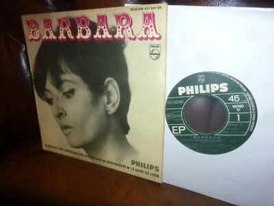 Barbara, Au Bois de Saint-Amand, France Philips 437.022 BE EP, 7" 1965 - Bild 1 von 3