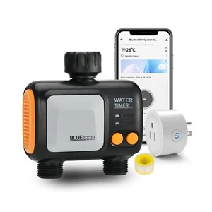 Smart WiFi Water Timer for Garden Hose - 2 Zone Sprinkler Timer with WiFi Hub... - Picture 1 of 9