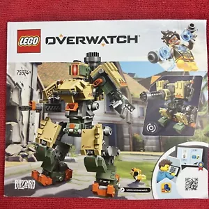 LEGO Overwatch Bastion 75974 Bedienungsanleitung NUR HANDBUCH keine Steine VERSAND HEUTE - Bild 1 von 4