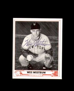 Wes Westrum Signed 1948 Play Ball 1985 TCMA Reprint New York Giants Autograph - Picture 1 of 2