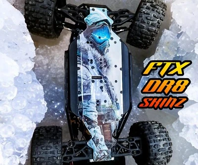 FTX DR8 / FS RACING RC chassis protector SKINZ/SKINS - 25 DESIGNS  super durable - Image 1 of 4