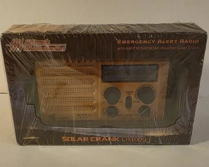All Hazards NOAA Weather Alert Solar Crank CR1009 Emergency Sealed Vintage NOS - Picture 1 of 5