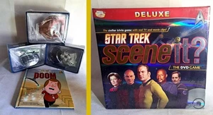 STAR TREK: Scene it? DVD Board Game 3X Eaglemoss Star Trek Ships & Book  Joblot - Picture 1 of 14