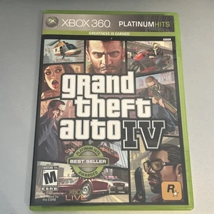 Grand Theft Auto IV -- Platinum Hits Edition (Microsoft Xbox 360) CIB Karte - Bild 1 von 3