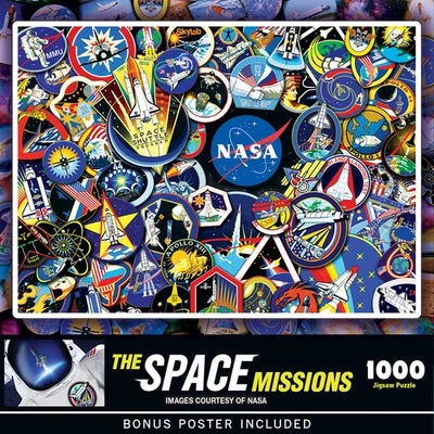 MasterPieces - Las misiones espaciales - Rompecabezas de 1000 piezas Foto 1 de 4