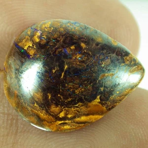 8.89 Cts ESTEEMED (18 x 14) VIOLET BLUE NATURAL AUSTRALIAN KOROIT BOULDER OPAL - Picture 1 of 6