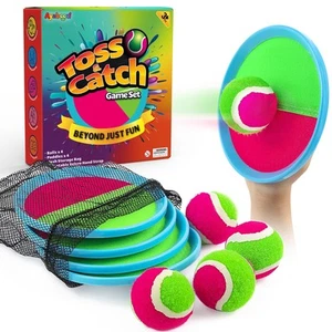Toss and Catch Ball Set Beach Toys Pool Toys Outdoor Games Outdoor Toys Yard ... - Picture 1 of 7