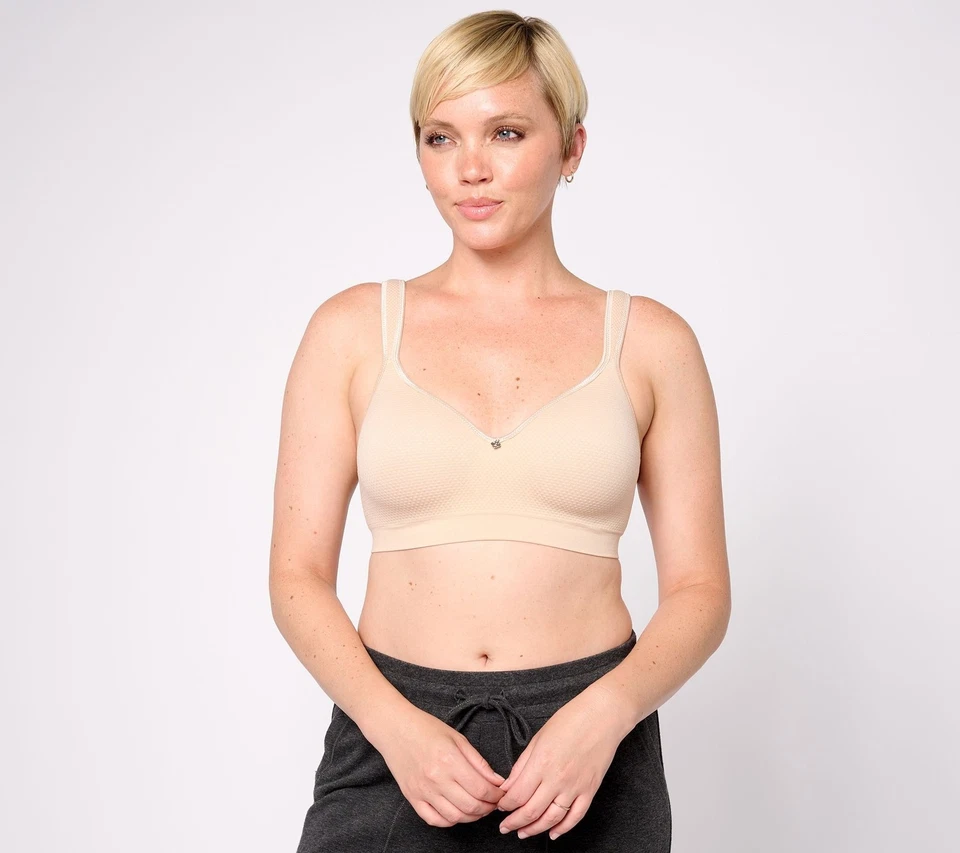 Breezies Air Effects Breathable WF Tshirt Bra Sunbeige B/36 New - Imagem 1 de 1