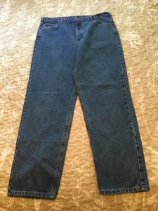 Jeans uomo Carhartt in ottime condizioni B17-DST blu 40X34 vestibilità rilassata denim ampio lavoro - Foto 1 di 6