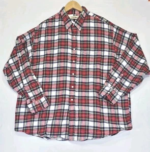 LL Bean Shirt Men 2XL Plaid Flannel Warm Comfortable Fun Outdoor Gift - Picture 1 of 7