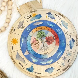 Weather Calendar / Weather Wheel / Weather Chart / Bilingual French /3319 - Picture 1 of 6