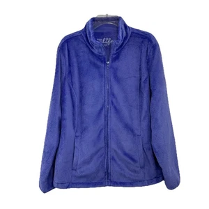 NWOT Made For Life Cozy Brushed Fleece Jacket Women’s Plus 1X Lilac Lavender - Picture 1 of 9