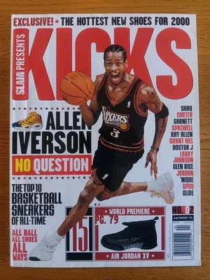 Slam Magazine Presents # 24 Kicks 2 1999 Allen Iverson Cubierta Jordan Nike Raro  Foto 1 de 3
