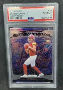 2024 Prozm Jayden Daniels Fireworks RC PSA 10 - Picture 1 of 2