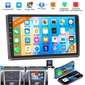 Für Audi A4 8E 8H B6 B7 2000-09 4+64G Carplay Android 14 Autoradio NAVI RDS +kam - Bild 1 von 19