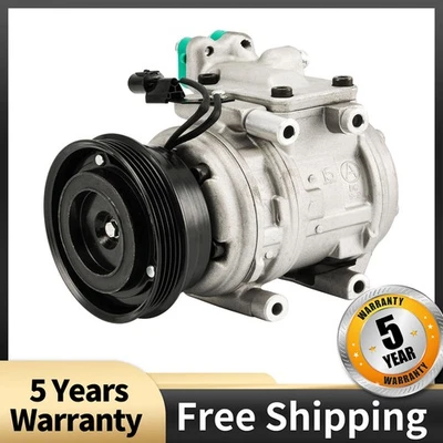 Compresor de aire acondicionado CO 21014C con embrague para Kia Sportage 2005 2006 2007 2,0 L Foto 1 de 4
