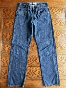 Levi's 514 Straight Jeans Boys 18 Reg Blue Med Wash 29 X 29 Denim Stretch - Picture 1 of 8
