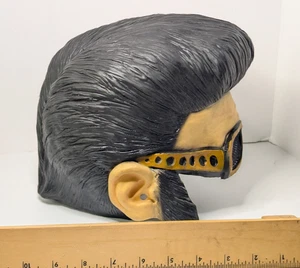 Vintage Elvis Presley Gummi Maske mit Koteletten/Brille 2002 Paper Magic Group - Bild 1 von 11