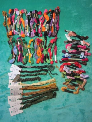 LOT~84~ New DMC/JPCoats/Other Brands Embroidery Cross Stitch Cotton Floss~Sewing - Image 1 of 4