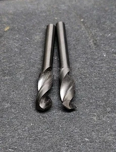 2 Stck. #12 Vollhartmetall-Stummelbohrer Schneider Inc. USA 0,189 Zoll 1/8 Zoll Schaft Maschinist Bit - Bild 1 von 1