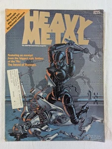 Heavy Metal Magazine 1st issue April 1977 - Vol. 1 No. 1 The Sword Of Shannara - Picture 1 of 11