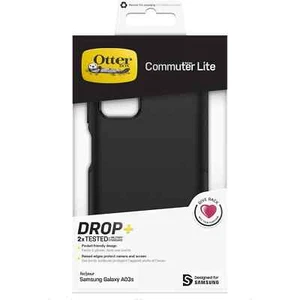 OtterBox Commuter Lite Series Case for Samsung Galaxy A03s (BLACK) NIB - Picture 1 of 5