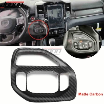 Paneles de control de modo de conducción de carbono real 21-23 para Ram 1500 TRX todoterreno 2019 2020 Foto 1 de 4