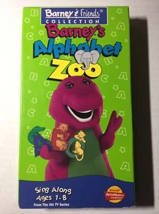 Barney - Barney's Alphabet Zoo Video Tape Classic Collection 1994 Rare VHS - Imagen 1 de 5