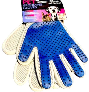 Pat Your Pet Grooming Gloves 3/1 tool for Deshedding Bathing Massaging Dogs Cats - Picture 1 of 4