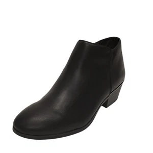 Style Co Wileyy Womens Ankle Booties Black Smooth 5.5M MSRP 69.5 New - Picture 1 of 6