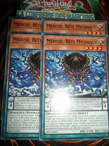 YU-GI-OH! MEDUSE BÊTE MYTHIQUE PLAYSET (LOT DE 4) SR08-FR009 NEUF EDITION 1 FR - Picture 1 of 1