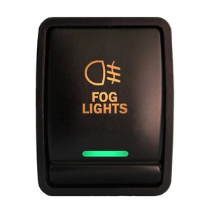 LUCES ANTINIEBLA 217 Interruptor pulsador 12V 3A se adapta a Nissan Leaf Sentra Rogue doble LED - Imagen 1 de 2