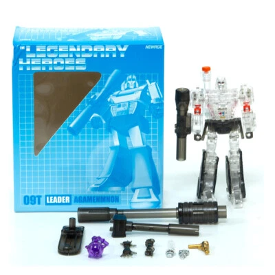 NewAge Mini Warrior Heroes NA H9T Agamenmnon Transparent Version Megat-tron  - Image 1 of 4