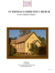 St THOMAS COMMUNITY CHURCH - Cross Stitch Chart - Picture 1 of 2