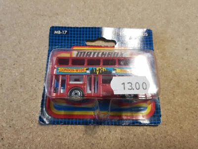 Matchbox Superfast: MB-17 Londonbus rot OVP - Bild 1 von 2