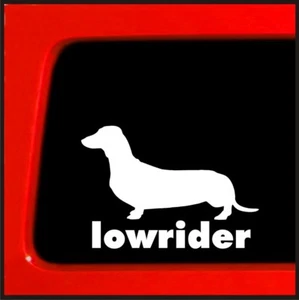 Conexión de pegatinas | Calcomanía pegatina para parachoques perro Dachshund Wiener para coche, camión - Imagen 1 de 7