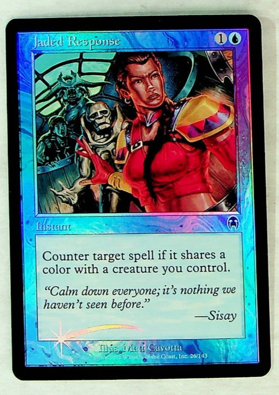 Jaded Response - Foil - Apocalypse - 2001 - Magic the Gathering - Image 1 of 1