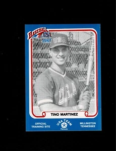 TINO MARTINEZ 1987 Team USA Pan Am Blue 1st Pre-Rookie Baseball Card NM - Picture 1 of 2