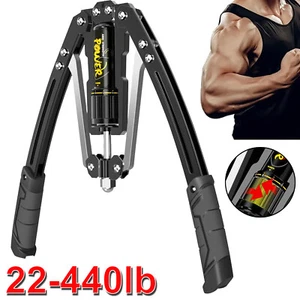 Twister Esercitatore Braccio Regolabile 22-440lbs Espansore Petto Fitness Rinforzante - Foto 1 di 18