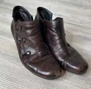 Rieker Ankle Booties Brown Size: US 8 / EU 39 - Picture 1 of 6