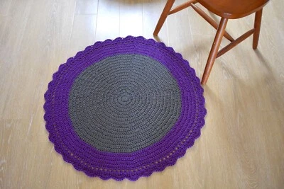 Handmade Rug,Knee Rug,Throw Rug,Child Play Mat, Made And Send In Australia - Image 1 of 4