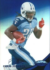 2012 Certified Mirror Blue Tennessee Titans Football Card #41 Chris Johnson /100