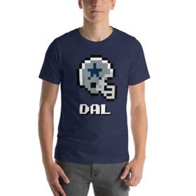 Dallas Cowboys NES Football Helmet 8-bit Tecmo Super Bowl Vintage Retro T-Shirt