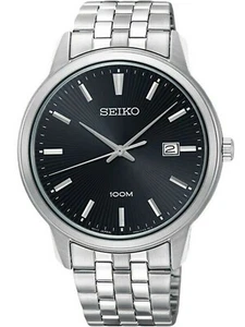 SEIKO SUR261P1,Men's Quartz,Stainless Case,Hardlex Crystal,date,100m WR,SUR261 - Picture 1 of 3