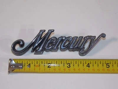 De colección 74 75 76 77 Mercury Coche Vehículo Maletero Emblema Insignia Escritura OEM 6242550-AA Foto 1 de 4
