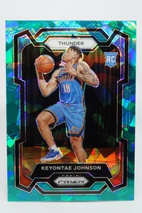 Keyontae Johnson 2023-24 NBA Prizm #176 Teal Ice 156/225 Rookie OKC Thunder - Picture 1 of 2