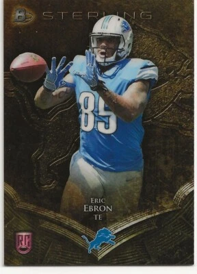 2014 Bowman Sterling Gold Eric Ebron 24/99 Rookie #17 - Image 1 of 2
