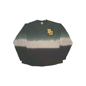 Spirit Jersey Size XXL Long Sleeve Baylor Bears Spellout 100% Cotton Tie Dye - Picture 1 of 5
